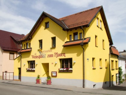 照片: Weinstube zum Pfauen